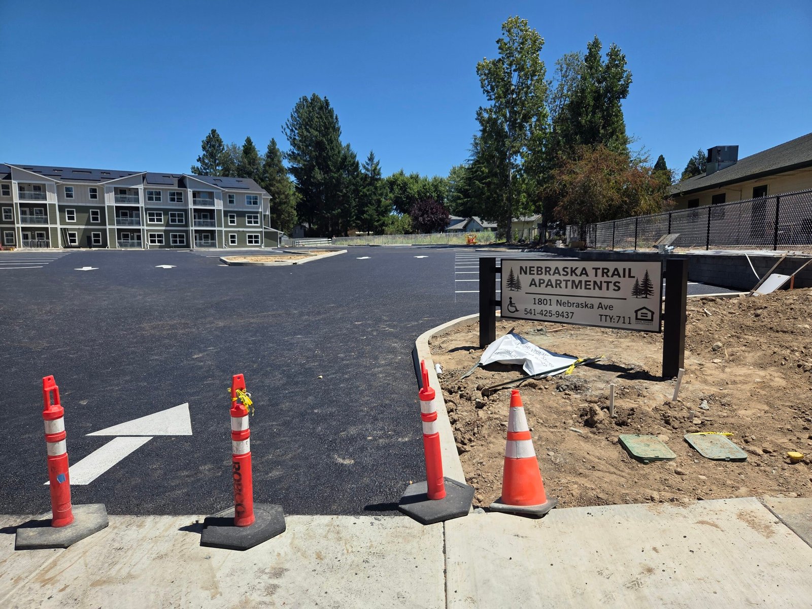 Freshly paved Robco project in Southern Oregon